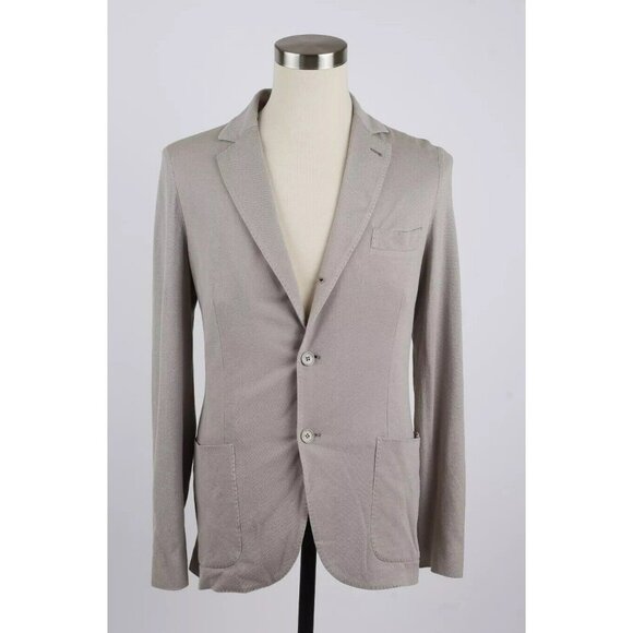 LNWOT Loro Piana Cotton Blend Sport Jacket Coat SZ 48/38 Light Grey $3,250